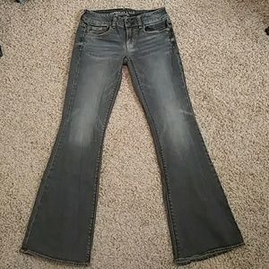 American Eagle Flair Jeans Size 4 Short